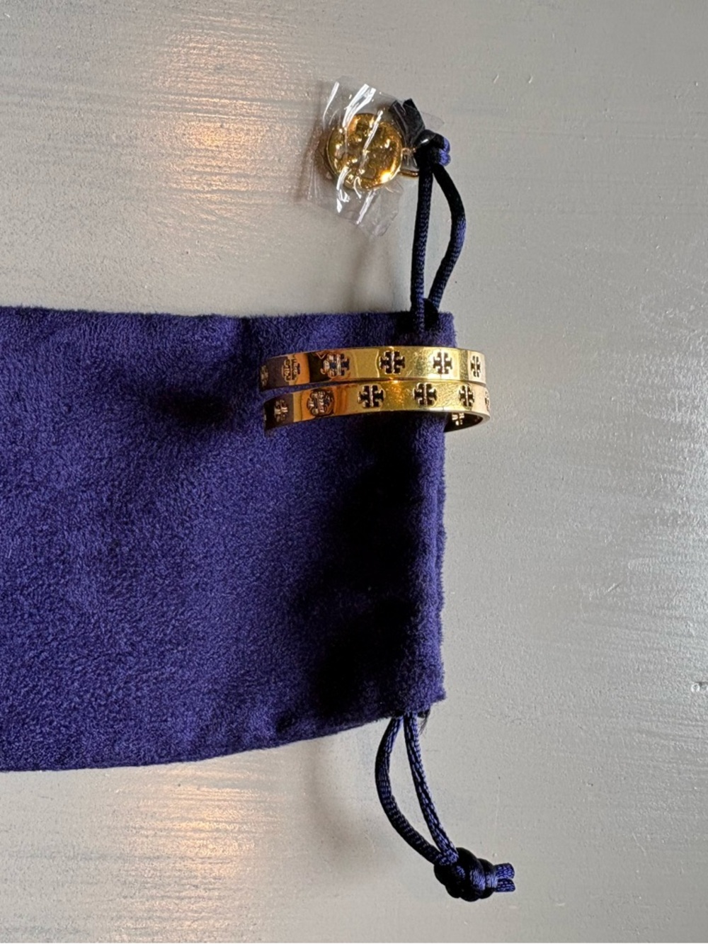 Gold Logo Earrings